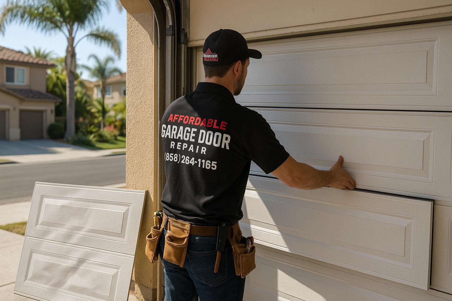 Garage Door Panel Replacement service in Peabody