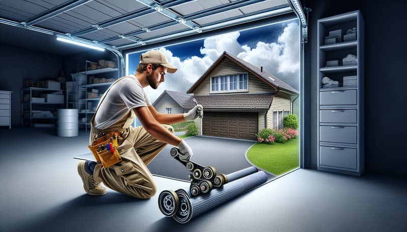 Garage Door Roller Replacement service in Peabody