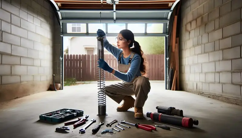 Garage Door Spring Repair — West Everett